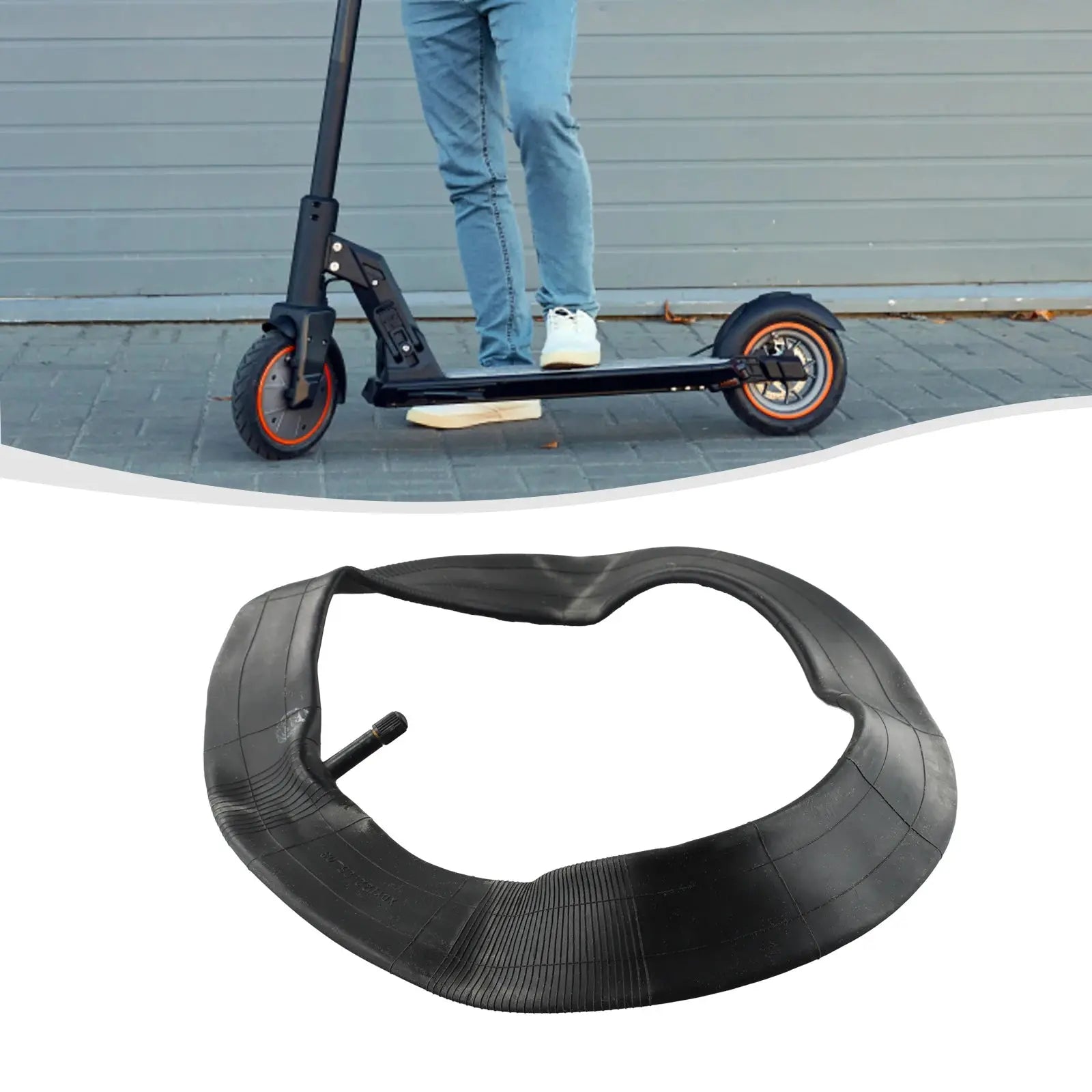 Rubber Bike Inner Tube 12 Inch Inner Tube 12 1/2x2 1/4(62-203) For E-Bike Scooter 12.5x2.125 Bike Tire Useful Valve Rubber Tube PowerGlide Motors & Accessories