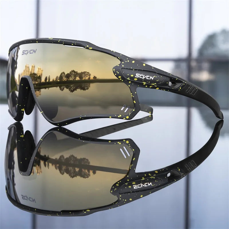 Polarized 3 Lens Men Women Fashion Cycling Fishing Sport Sunglasses 2025 MTB Road Bike Eyewear Motocross Goggles Bicycle Glasses