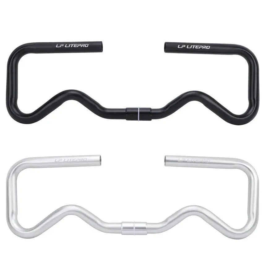 LP Litepro 25.4x490MM P Handlebar Aluninum Alloy Butterfly Handle Bar 22.2MM For Brompton Folding Bike Winter Cycling Accessorie PowerGlide Motors & Accessories
