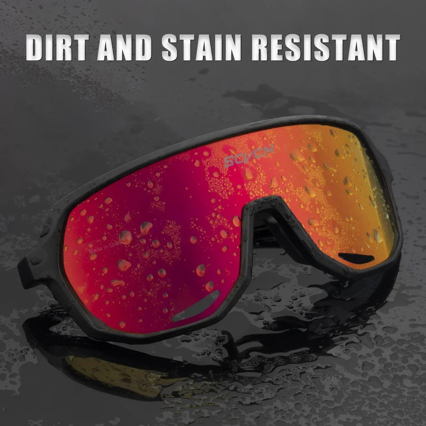 SCVCN Brand New Hiking Glasses Outdoor Sports Cycling Sunglasses UV400 Protective Glasses for Skiing Mountain Bike Accessories
