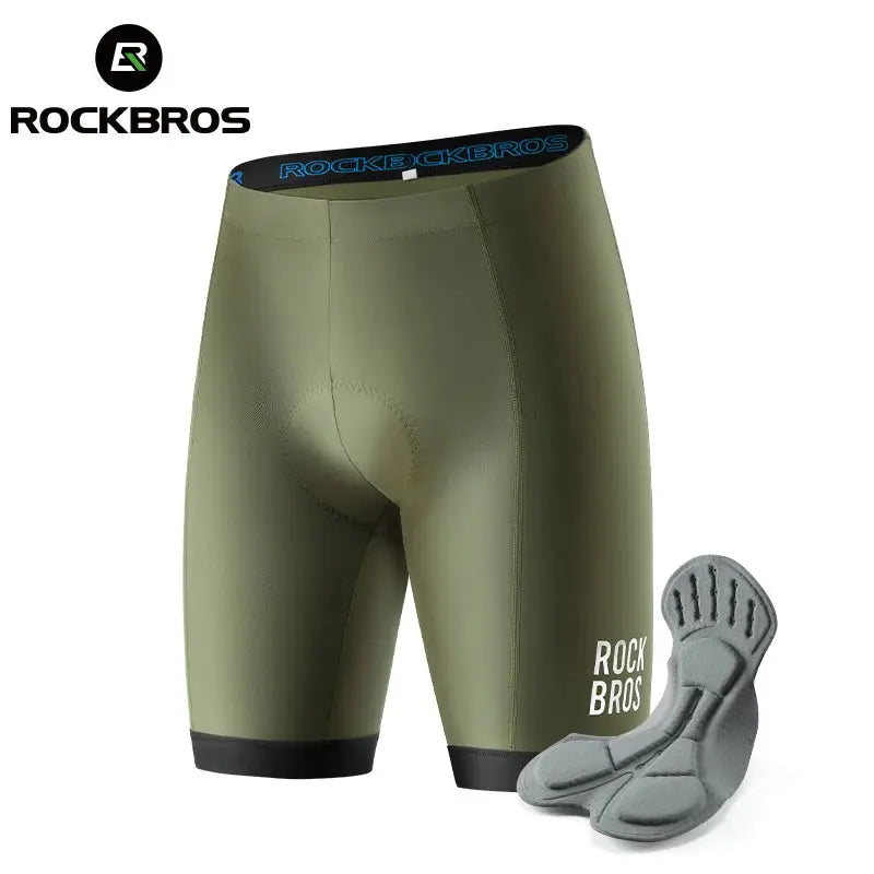 ROCKBROS Men's Cycling Shorts 3D Gel Pad Cycling Underwear Anti-Slip Breathable Bike Bicycle Liner Shorts Men MTB Road Riding PowerGlide Motors & Accessories