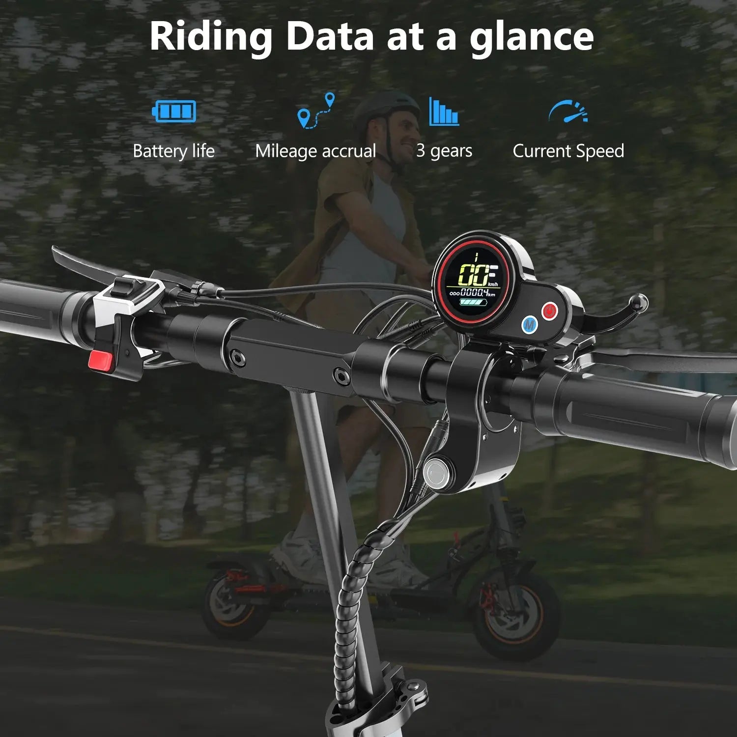 IENYRID A1 Foldable Electric Scooter 800W/48V/12.5 AH E-Scooter Max Speed 45KM Per Hour Max Range 20-30KM Adult City E-Scooter PowerGlide Motors & Accessories