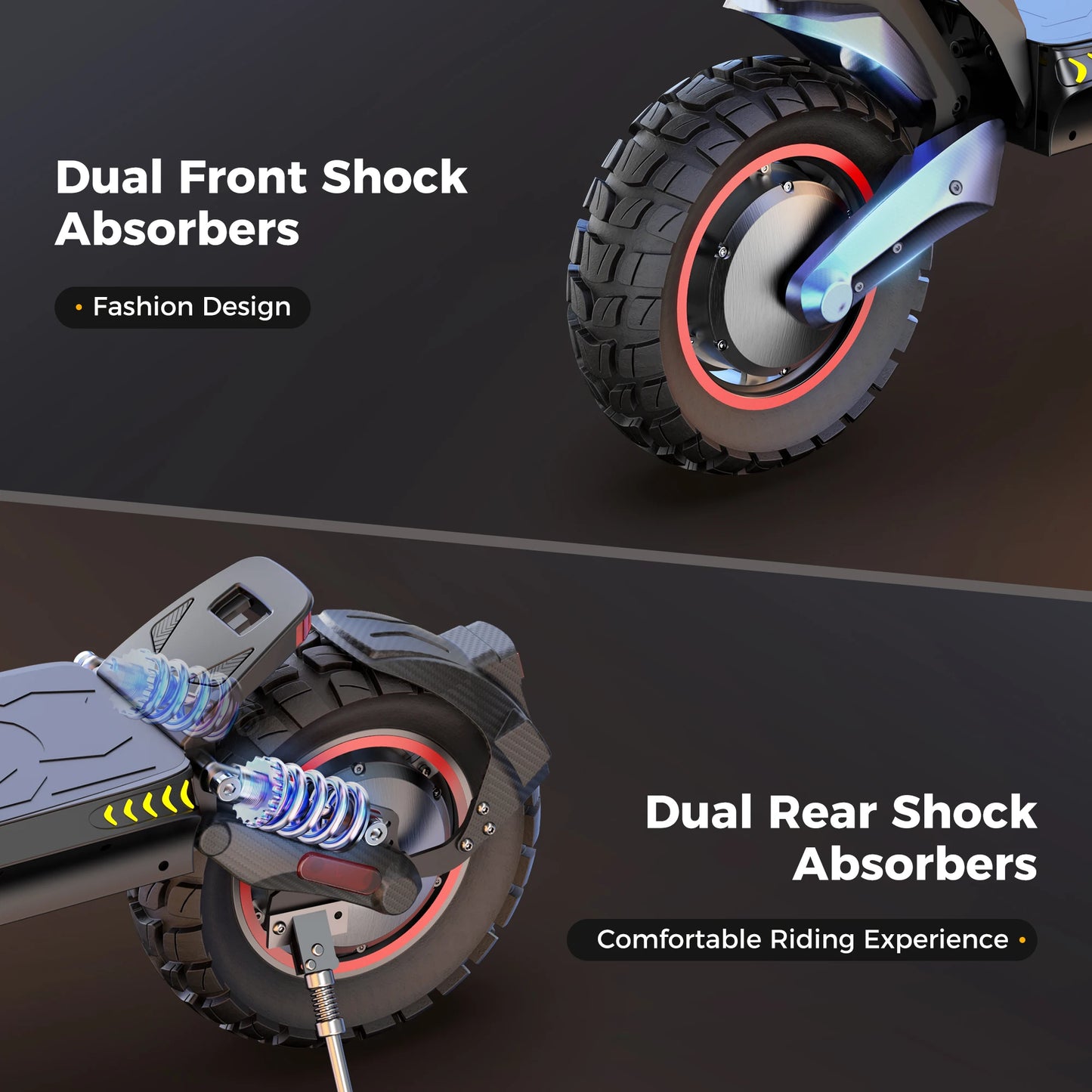 iScooter iX7 Pro Foldable Electric Kick Scooter High Speed 60 km/h 2000W 48V 17.5Ah Battery for Sports & Entertainment