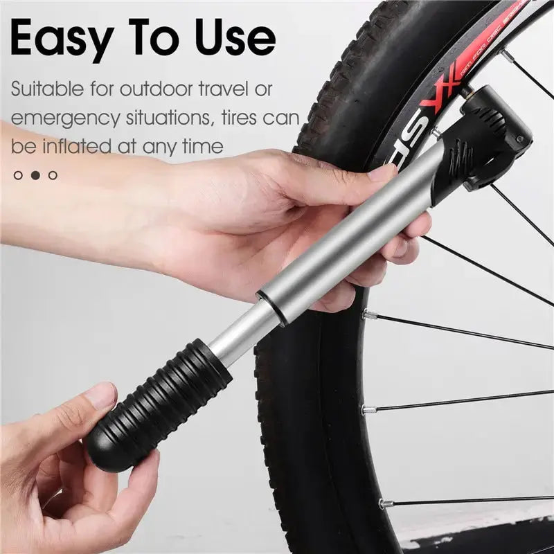 WEST BIKING Portable Mini Bicycle Pump Cycling Hand Air Pump Ball Tire Inflator Schrader Presta Valve MTB Road Bike Accessories PowerGlide Motors & Accessories