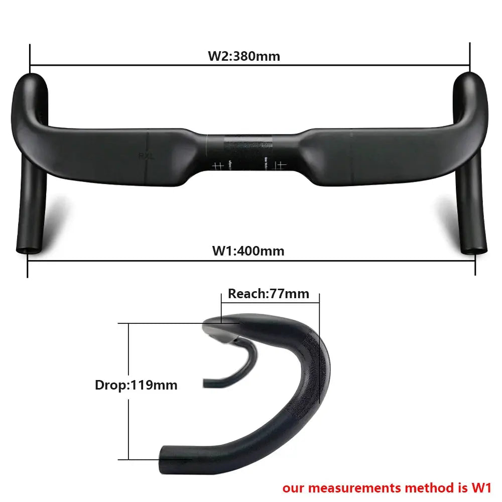 Cycling Gravel Bike Speed Handlebars RXL SL 31.8 Carbon Road Handlebar For Bicycle Internal Routing UD Matte Drop Handle Bar PowerGlide Motors & Accessories