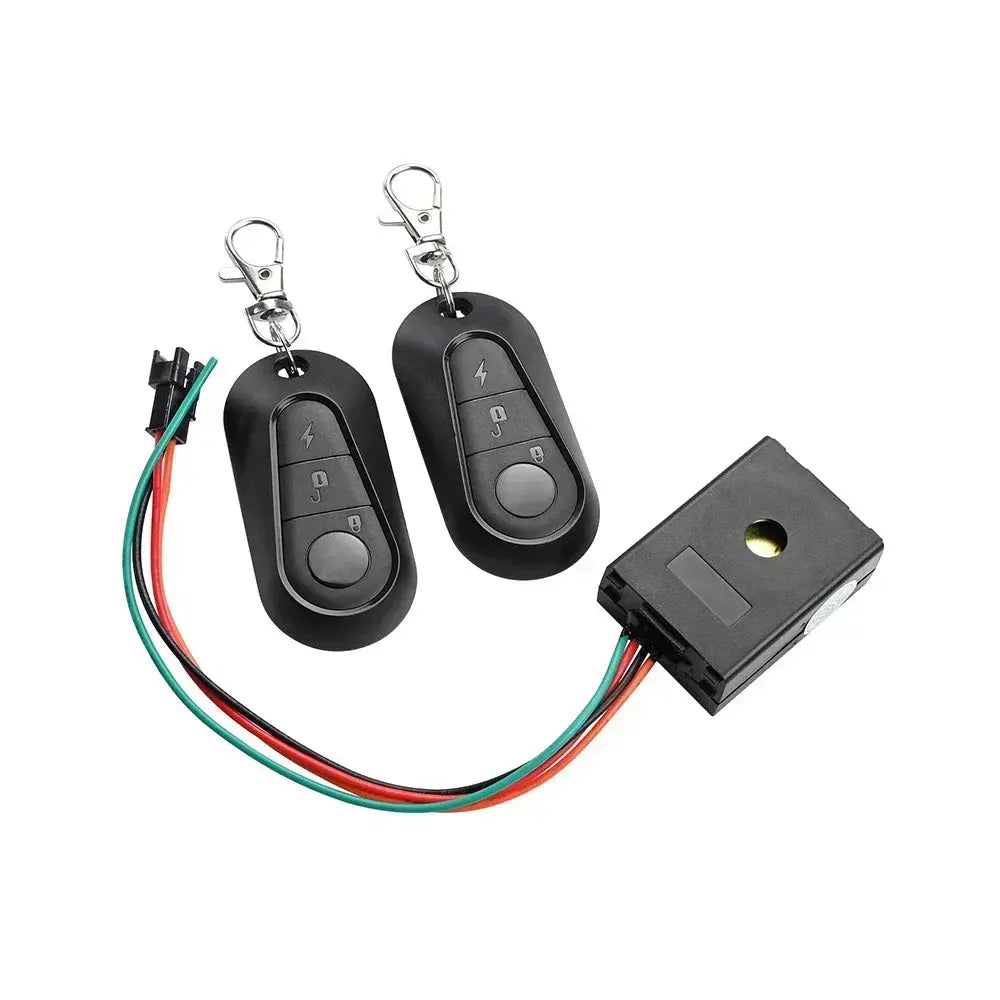 36V/48V/60V/72V Anti-Theft E-bike Alarm System for Kugoo M4 Electric Scooter Security Remote Control Alert Vehicle Accessories PowerGlide Motors & Accessories