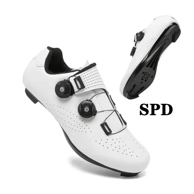 Professional Mountain Bike Cycling Shoes MTB Flat Cleat SPD Shoes Outdoor Self-Locking Big Size 47 Racing Bicycle Sneakers Men PowerGlide Motors & Accessories