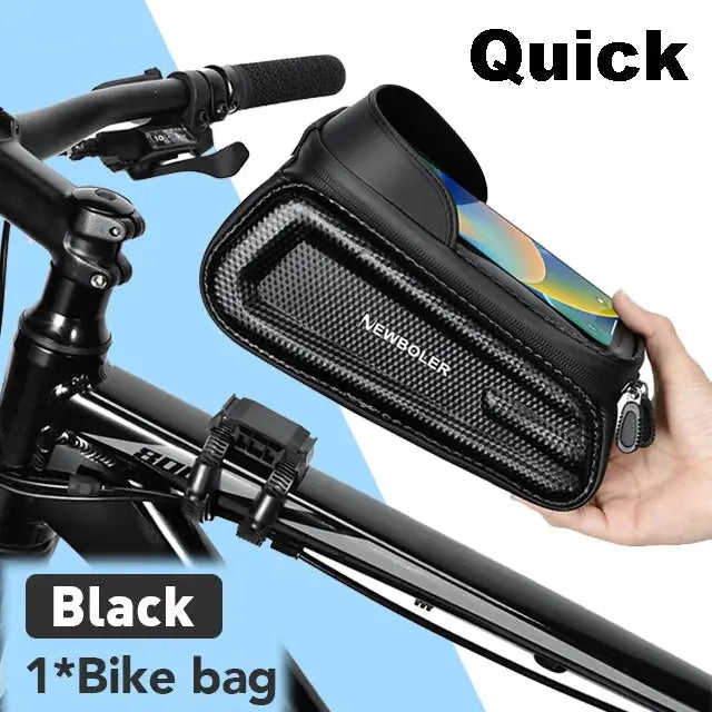NEWBOLER Bicycle Bag Waterproof Touch Screen Cycling Bag Top Front Tube Frame MTB Road Bike Bag Phone Case Bike Accessories PowerGlide Motors & Accessories