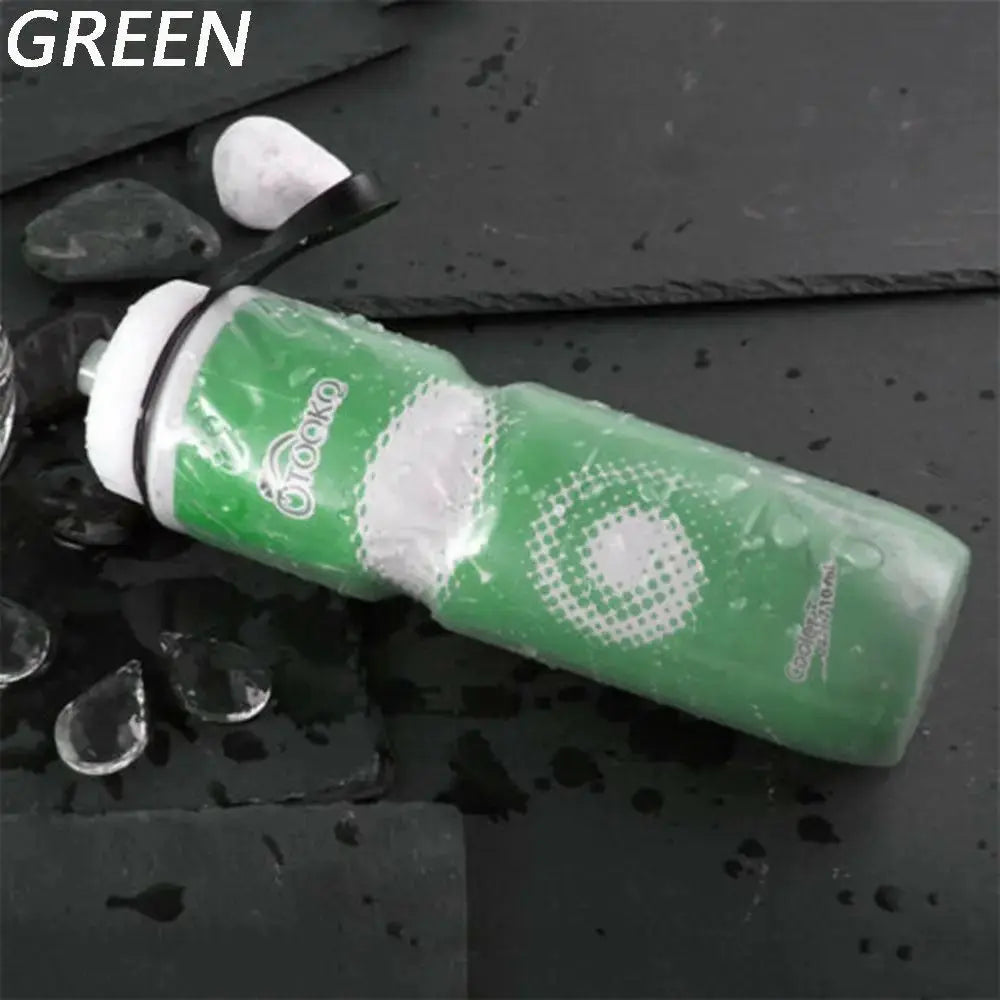 750ML Mountain Cycling Sports Kettle Travel Riding Portable Water Cup Equipment Outdoor Dual Layer Thermal Keeping Water Bottle PowerGlide Motors & Accessories