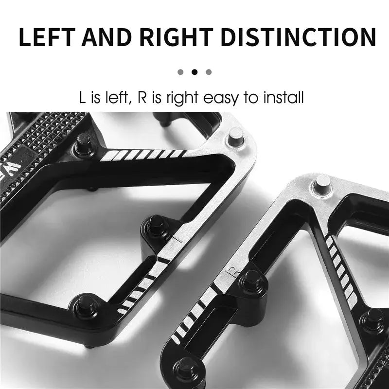 WEST BIKING DU Bearing Bicycle Pedal Anti-slip Cycling Pedal Ultralight Aluminum Alloy MTB Road Bike Pedal Bike Accessories PowerGlide Motors & Accessories