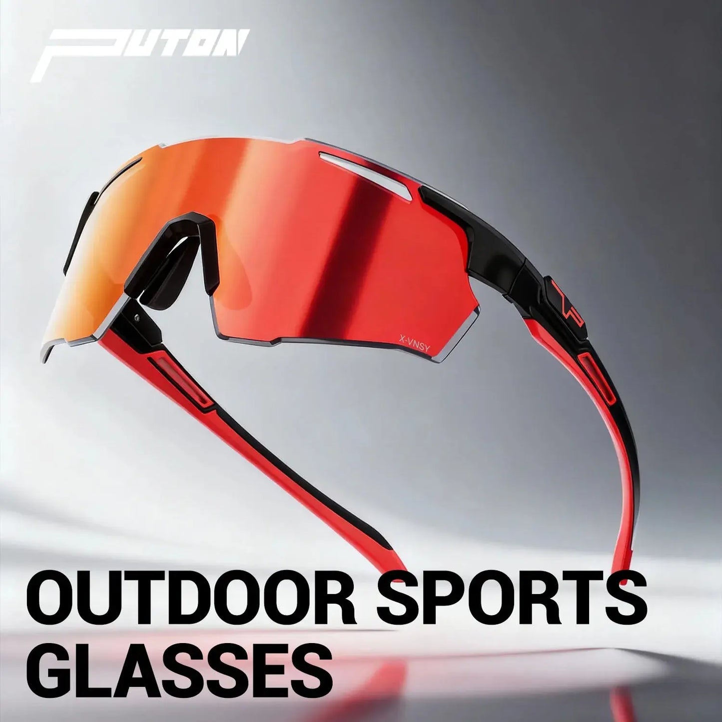 PUTON Photochromic Cycling Glasses Outdoor Running Sunglasses Men Women MTB Road Bike Glasses Fashion Hiking Drive Sunglasses PowerGlide Motors & Accessories