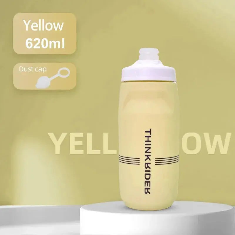 ThinkRider 620ml/750ml Bicycle Bottle MTB Road Bike Water Bottle Outdoor Sports Plastic Portable Large Capacity Drink Cycling PowerGlide Motors & Accessories