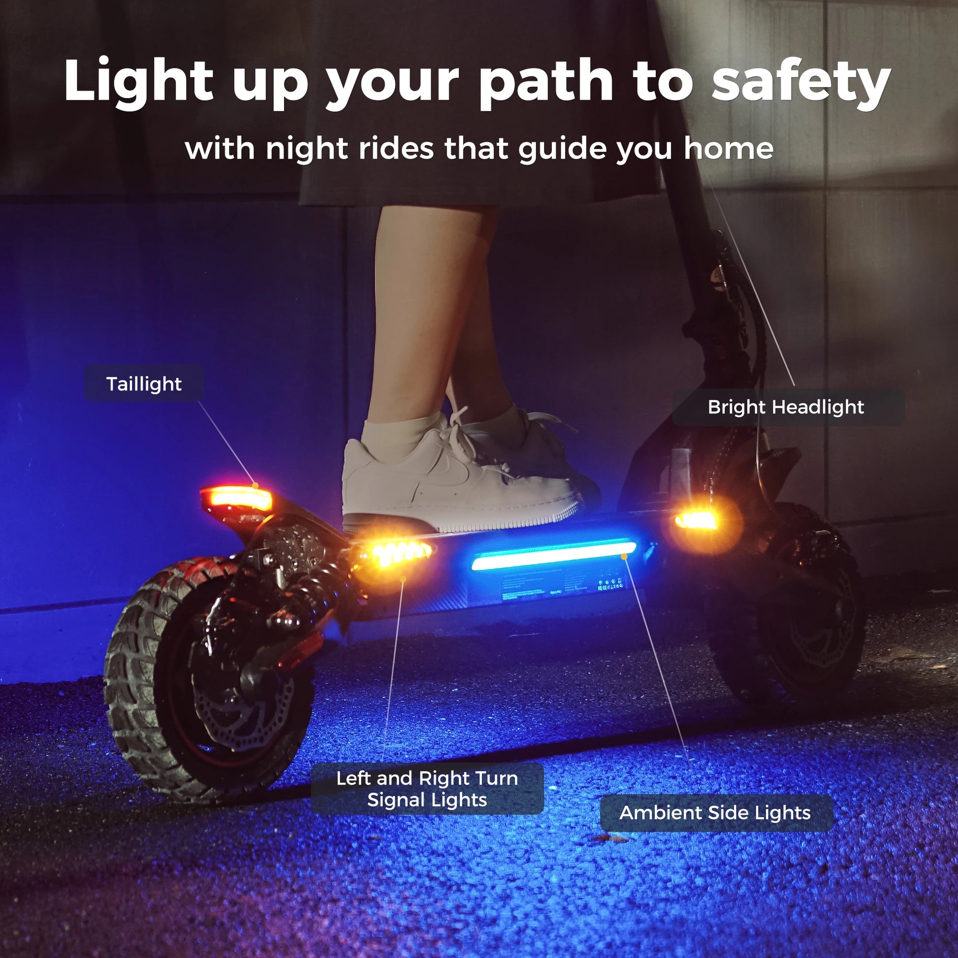 iScooter iX7 Pro Foldable Electric Kick Scooter High Speed 60 km/h 2000W 48V 17.5Ah Battery for Sports & Entertainment GUNAI EBIKE Store