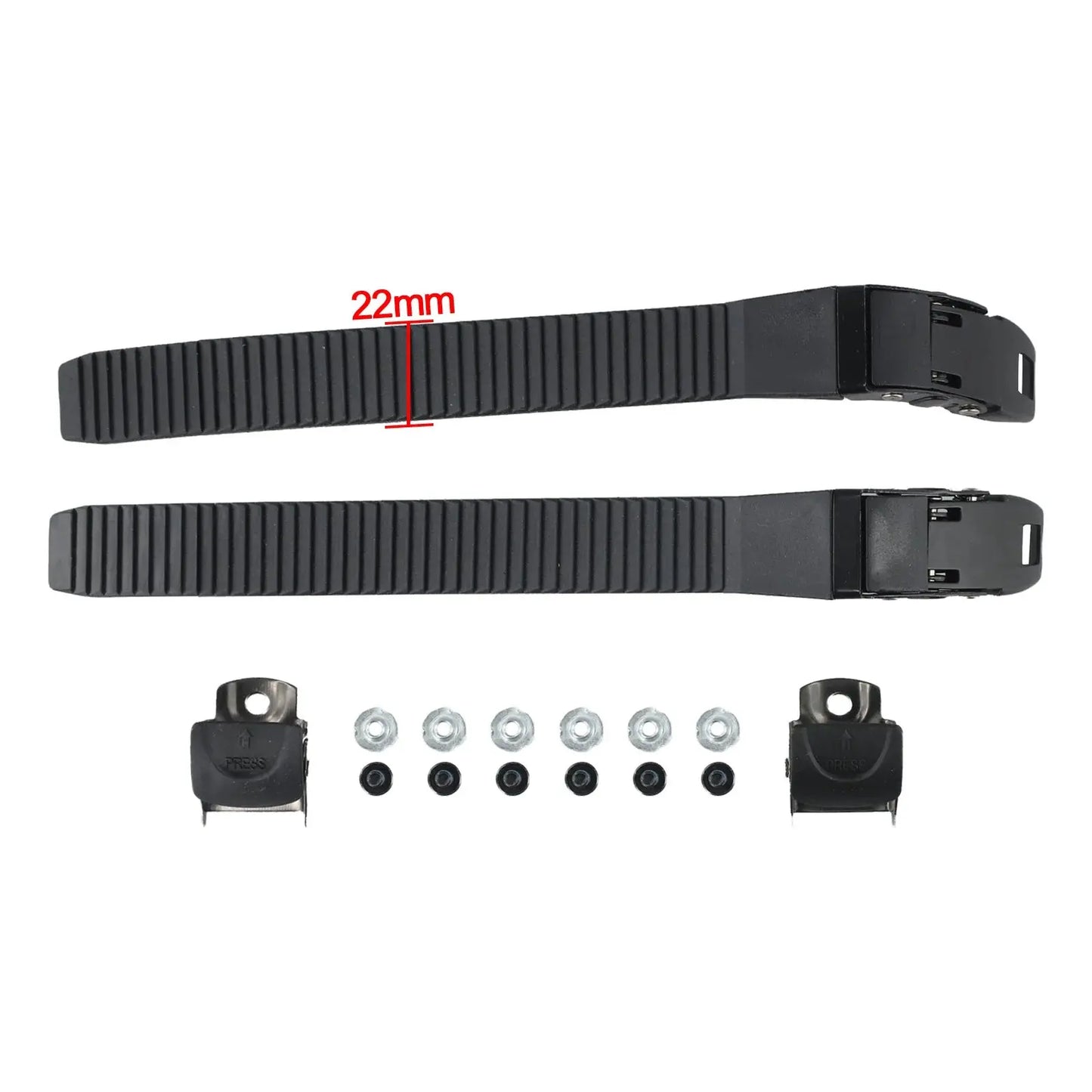Roller Skates Strap Fastening Straps Lnline Part Safe Shoe 210*22*5mm 2Pcs Accessories Buckle Hockey Easy To Use PowerGlide Motors & Accessories