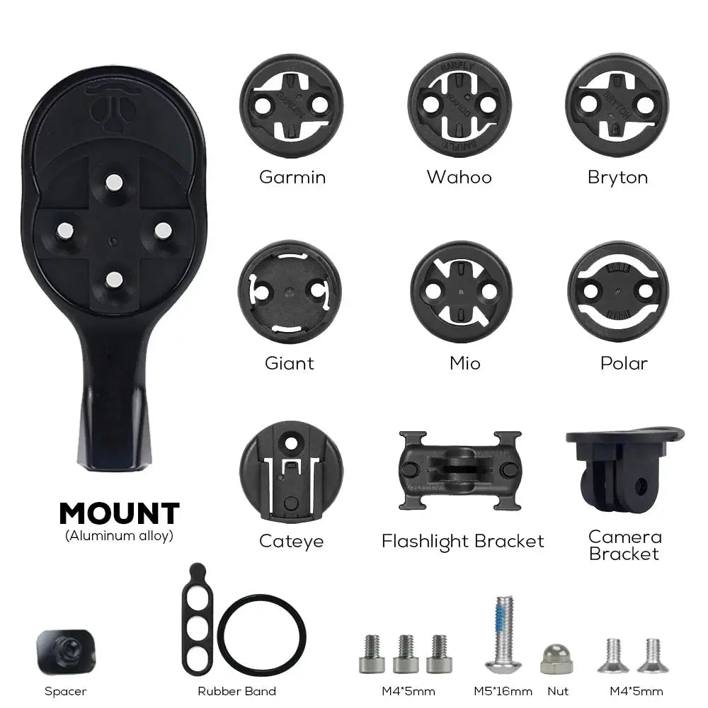 ULLICYC New Carbon One-shaped Integrated MTB Handlebar Bicycle Cockpit With Stem 40mm 50mm 60mm 70mm Supports computer mount PowerGlide Motors & Accessories