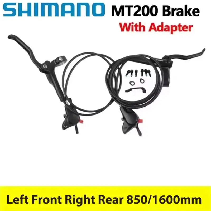 Shimano MT200 Brake BL BR MTB E-bike Hydraulic Disc Brake Bicycle Electric Bike Brake Left Front Right Rear Brake PowerGlide Motors & Accessories