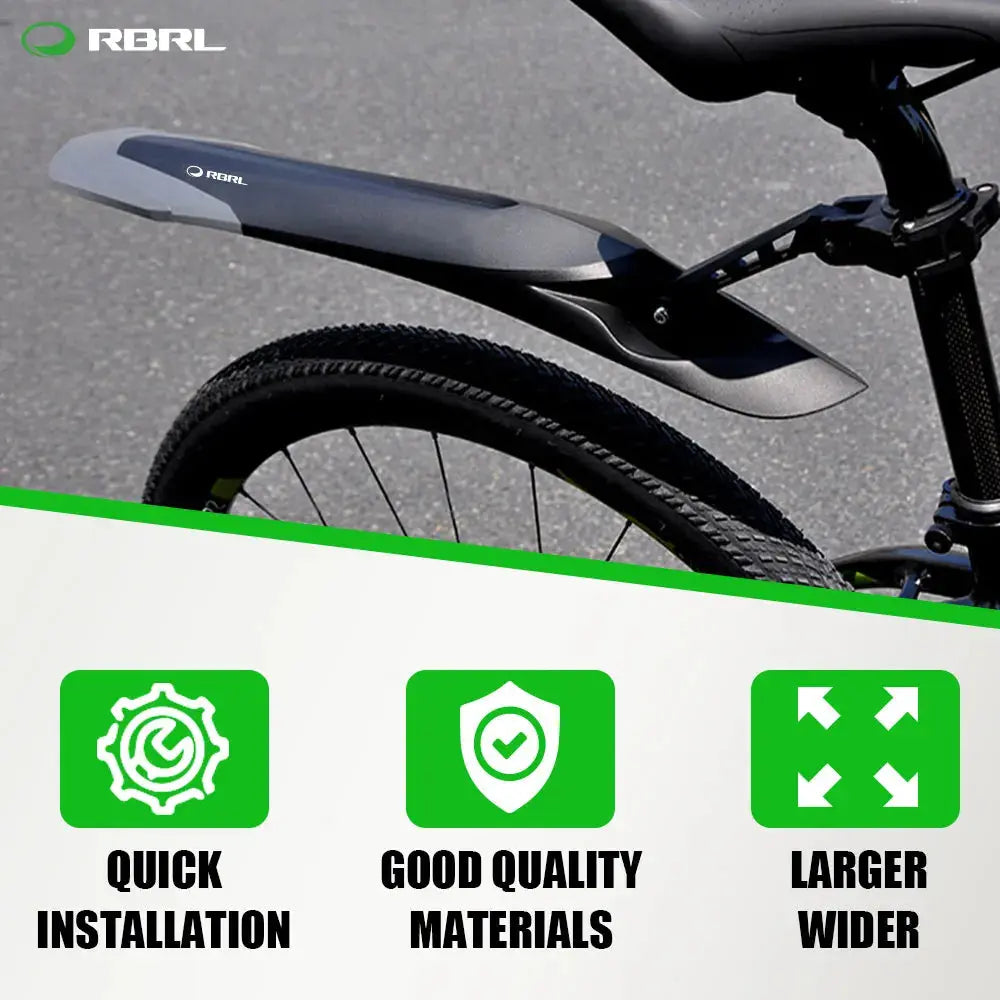 RBRL MTB Bicycle Mudguard Quick-Release Widen Bike Fender HIgh Quality PP Splash Proof Fender for 24-29 Cycling Profector PowerGlide Motors & Accessories