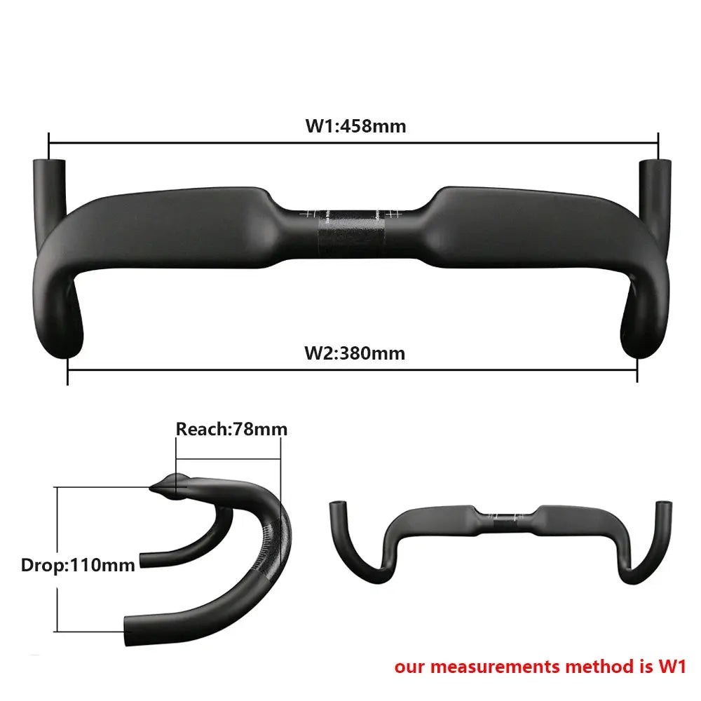 Cycling Gravel Bike Speed Handlebars RXL SL 31.8 Carbon Road Handlebar For Bicycle Internal Routing UD Matte Drop Handle Bar PowerGlide Motors & Accessories