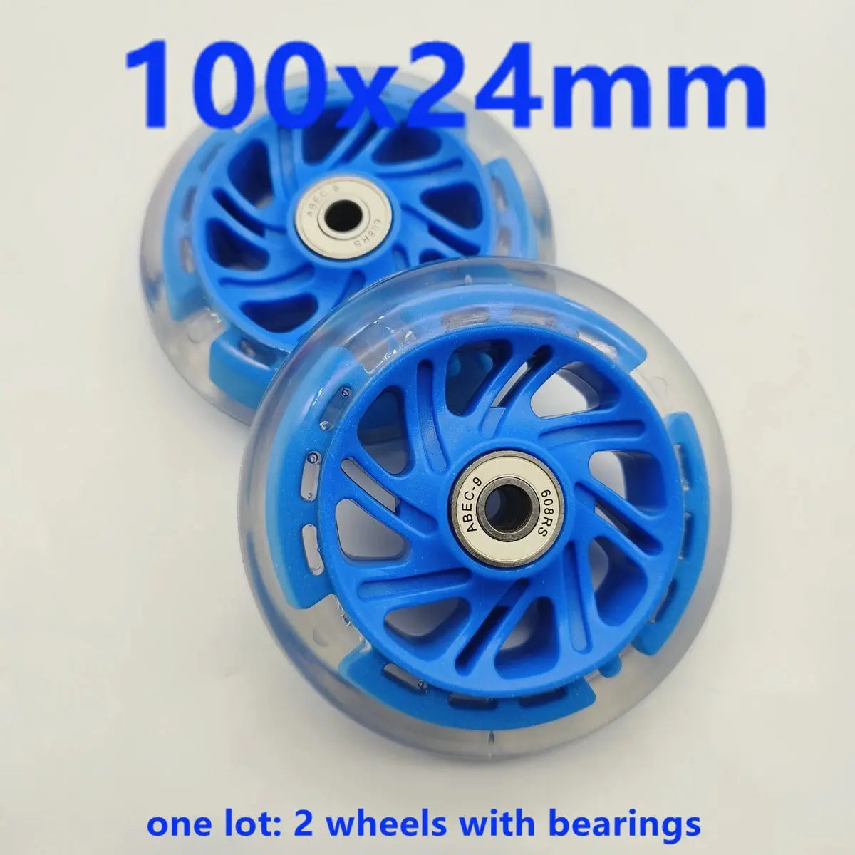 children scooter wheel flashing lighting wheel 80MM 100mm 120mm PU wheel for children scooter PowerGlide Motors & Accessories