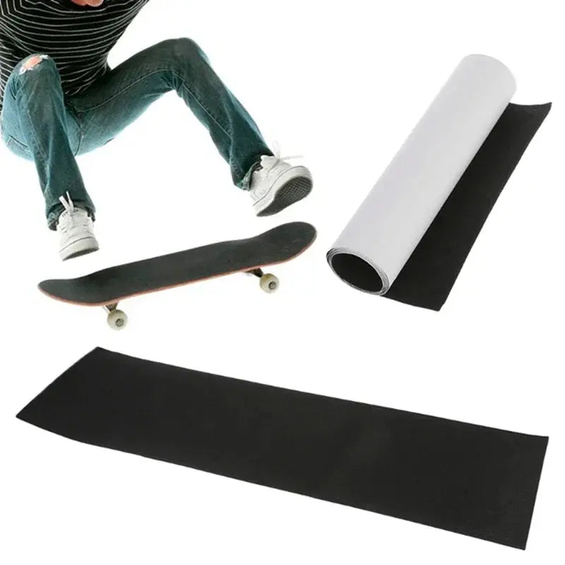Skateboard Deck Sandpaper Grips Tape Skating Board Longboard Sandpaper Griptapes Skating Board Sticker PowerGlide Motors & Accessories