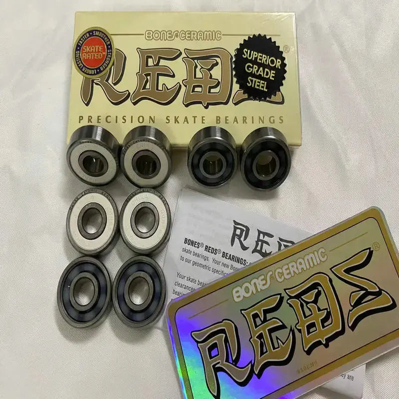 Skateboard Bearings 8 Pack Spacers & Washers Bundle 608 High Rotation Ceramic Bearin Precision Skateboard Bearings Roller Skates PowerGlide Motors & Accessories