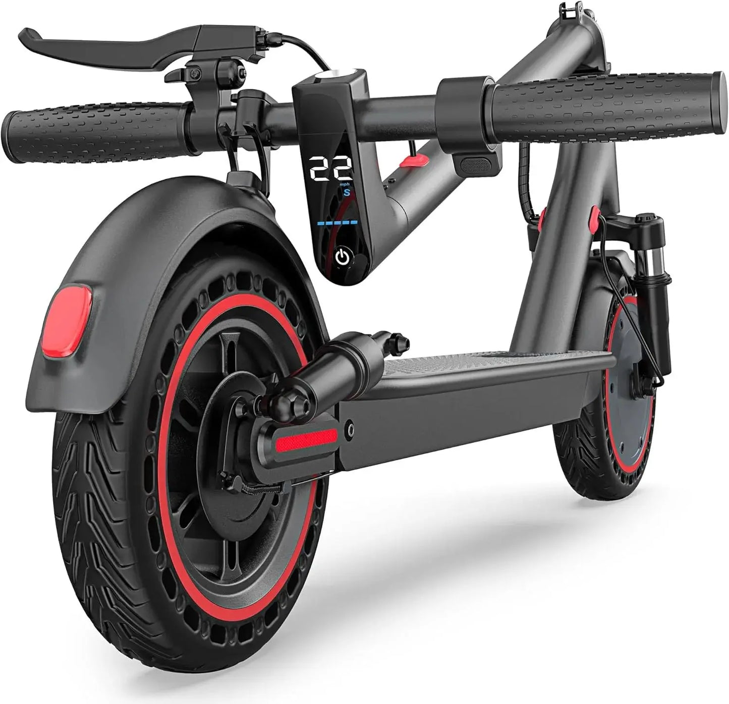 10”Honeycomb Tires Electric Scooter 48V 10.5Ah Battery 22MPH Max Speed 22Miles Max Range Dual Braking & Suspension APP Control PowerGlide Motors & Accessories