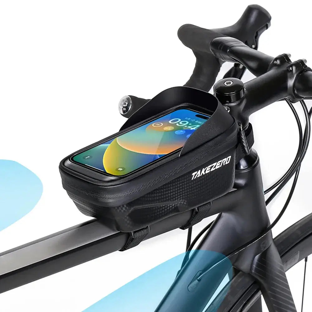 Bicycle Front Frame Bag Bicycle Waterproof Phone Case Holder 7 Inches Touch Screen Bag MTB Road Bike Bag Top Frame Tube Bags PowerGlide Motors & Accessories