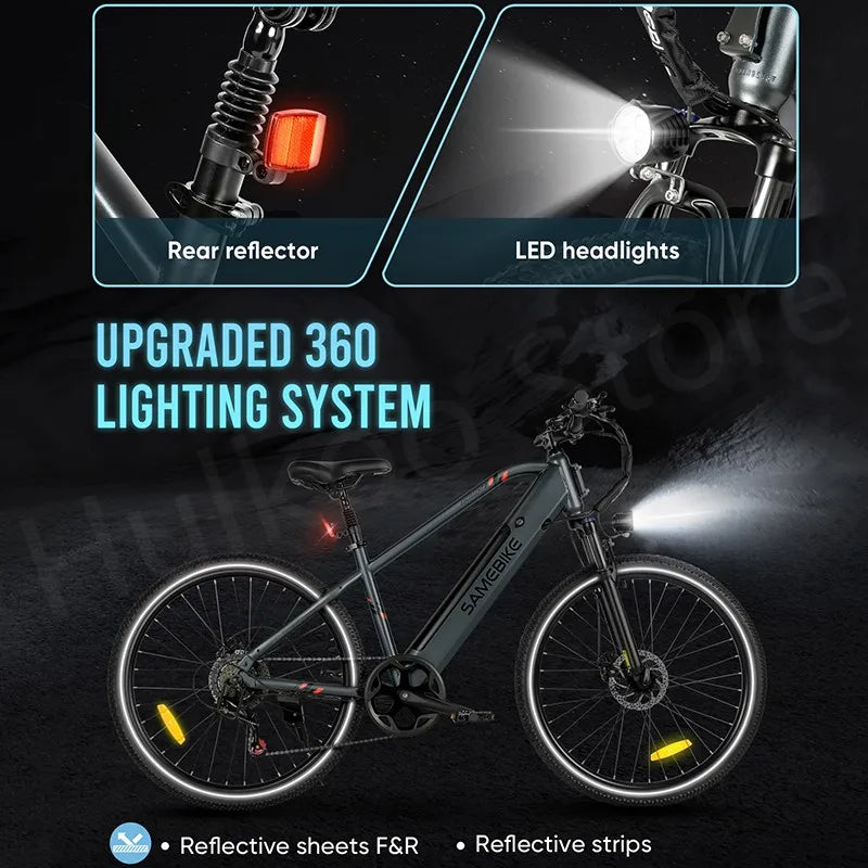 Samebike RS-A01 Electric Mountain Bike 500W 36V 13Ah 26 Inch