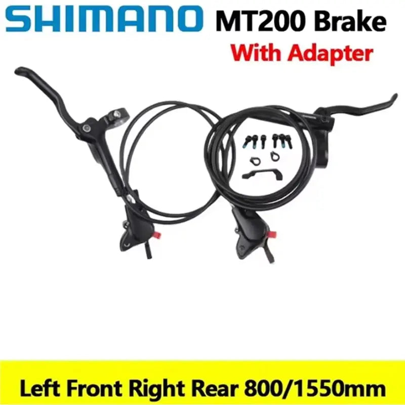 Shimano MT200 Brake BL BR MTB E-bike Hydraulic Disc Brake Bicycle Electric Bike Brake Left Front Right Rear Brake PowerGlide Motors & Accessories