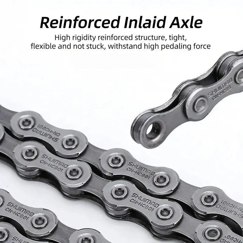 Mountain bike shifting chain (6/7/8/9/11 gears) high-speed bicycle chain, bicycle parts, with extremely strong bite force. PowerGlide Motors & Accessories