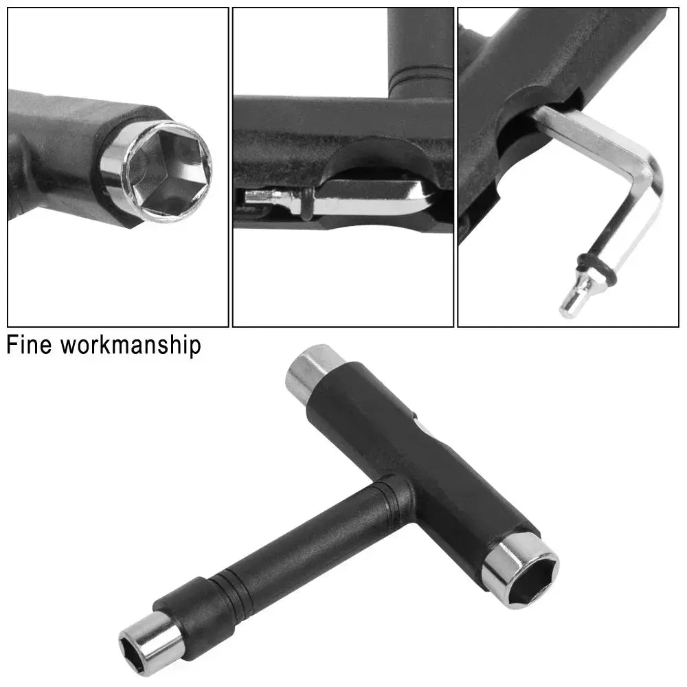 T Shape Wrench Skateboard Professional T Type Allen Key Black Longboard Skateboard Tools Board Roller Skate Wrench Tools Parts PowerGlide Motors & Accessories