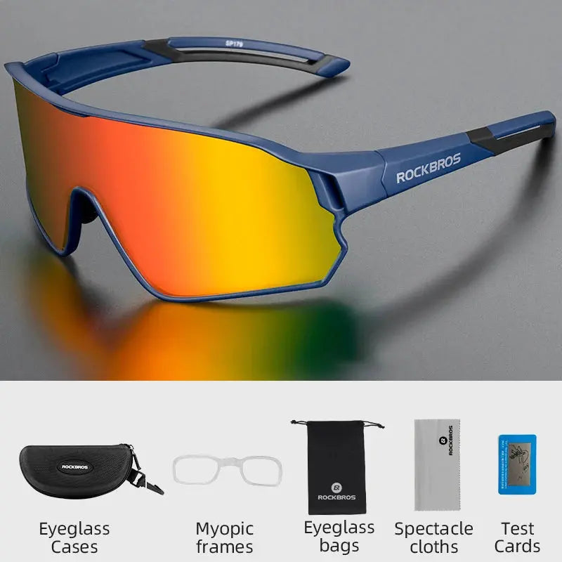 ROCKBROS Bike Glasses Polarized / Photochromic UV400 Sun Protection Sports Eyewear Bicycle Sunglasses MTB Road Cycling Glasses PowerGlide Motors & Accessories