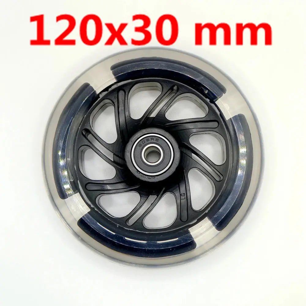 children scooter wheel flashing lighting wheel 80MM 100mm 120mm PU wheel for children scooter PowerGlide Motors & Accessories