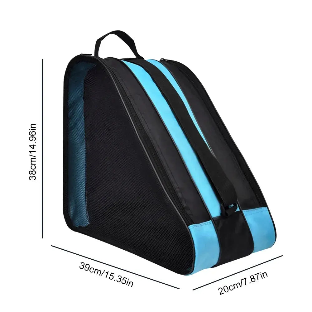 TINSOL New 1PC Portable Roller Skates Bag Ice Skating Bag Large Capacity Breathable Kids Inline Skates Bag Skates Storage Bag PowerGlide Motors & Accessories