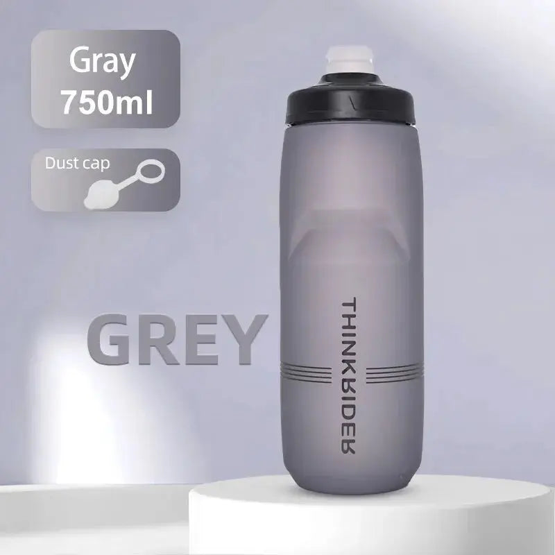 ThinkRider 620ml/750ml Bicycle Bottle MTB Road Bike Water Bottle Outdoor Sports Plastic Portable Large Capacity Drink Cycling PowerGlide Motors & Accessories