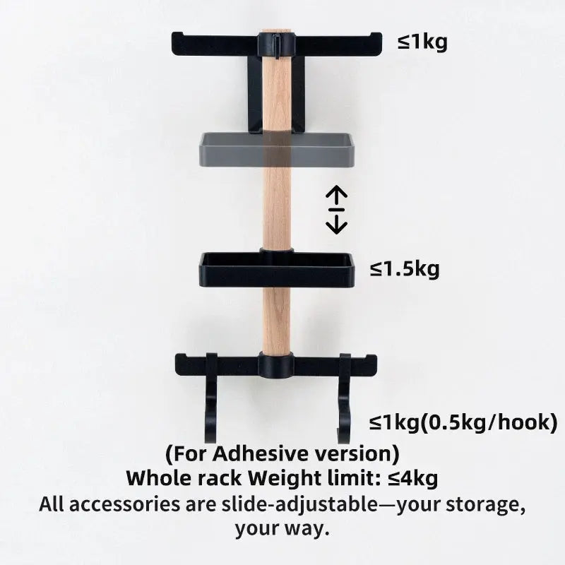 Walosphy Wall-mounted Bicycle Gear Beech Wood Rack Helmet Holder Glasses & Cyclocomputer Desktop Organizer Display Mount PowerGlide Motors & Accessories