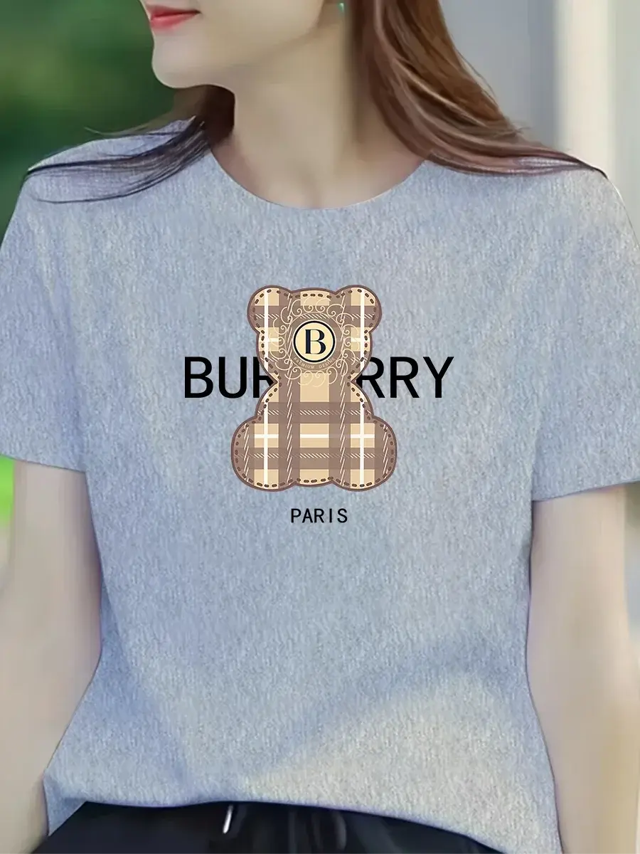 Summer women's casual T-shirt - Harajuku women's 21st-century designer style luxurious women's T-shirt - fashionable T-shirt PowerGlide Motors & Accessories