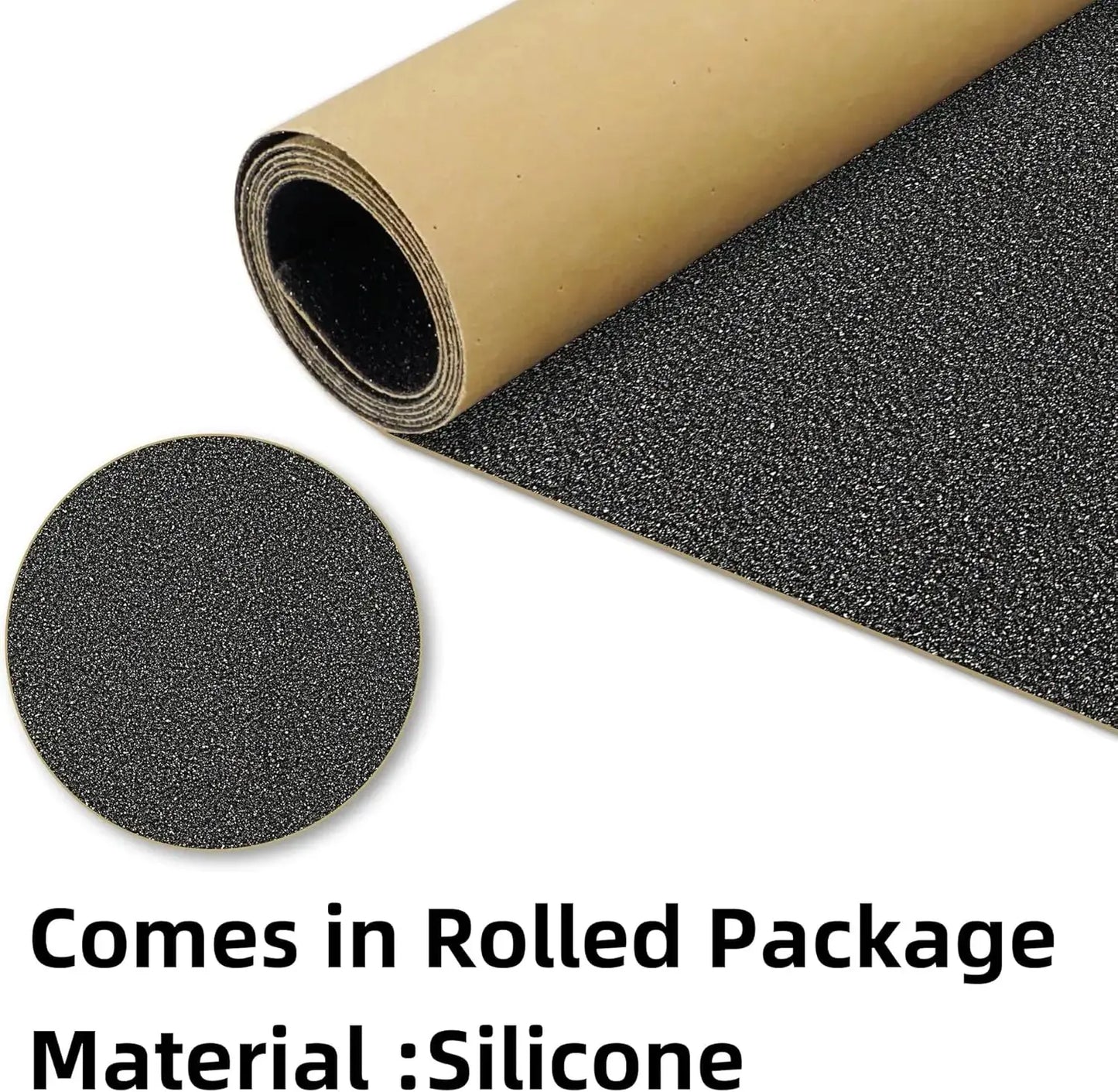 Grip Tape Non Slip Silicone-Carbide Bubble Easy Cut Trim High Strength Sandpaper for Skateboards Scooters PowerGlide Motors & Accessories