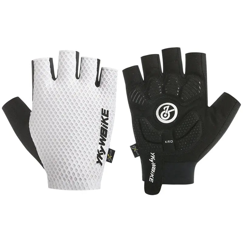 YKYWBIKE Cycling Gloves Unisex Half Finger PORON XRD Summer Breathable Shock Absorbing Bicycle Outdoors Road Bike Gloves PowerGlide Motors & Accessories