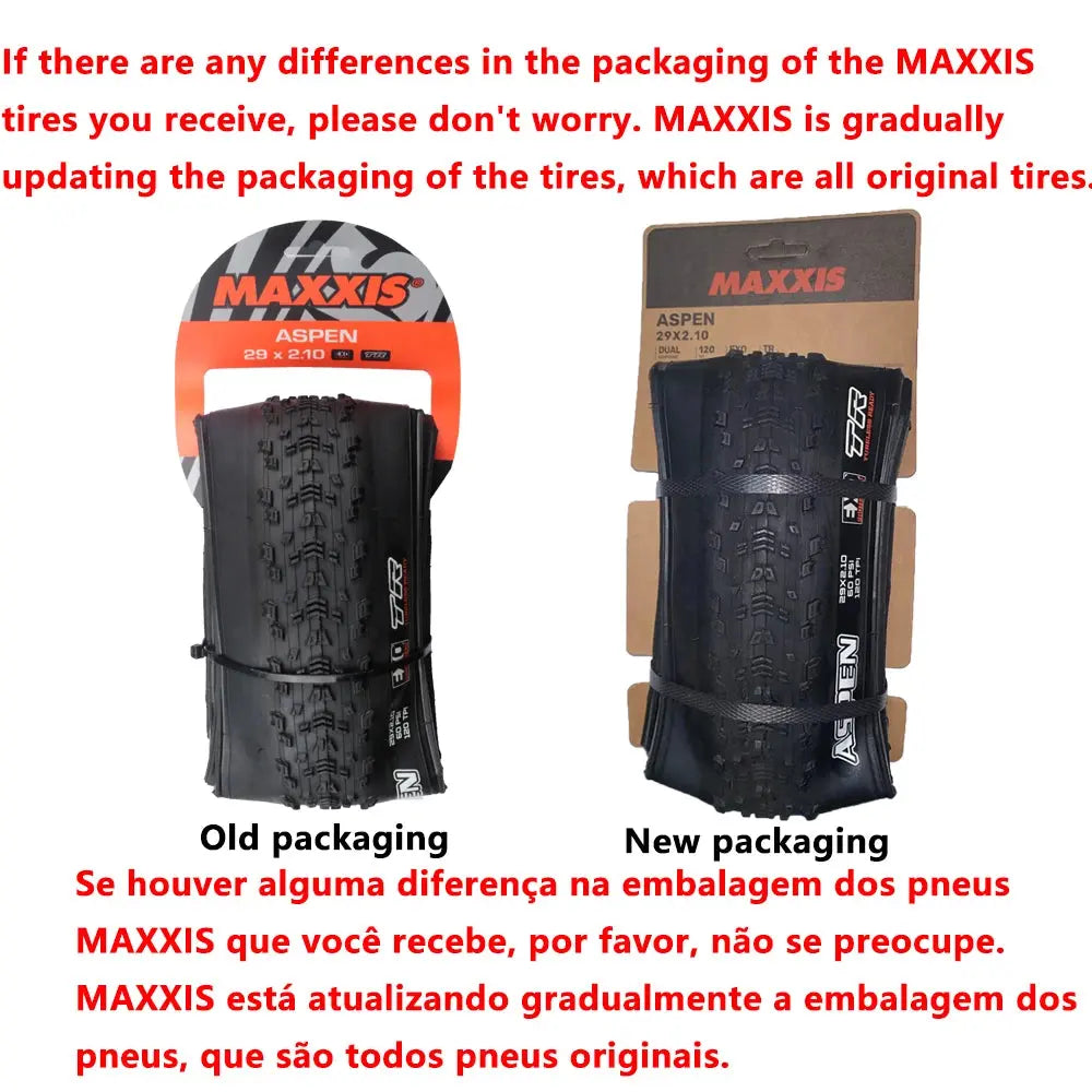 MAXXIS ASPEN ST Bike Tyre Folding Anti Puncture Tubelss Bike Tire 29x2.1 29x2.25Mountain Original XC Off-road Bicycle Tires PowerGlide Motors & Accessories