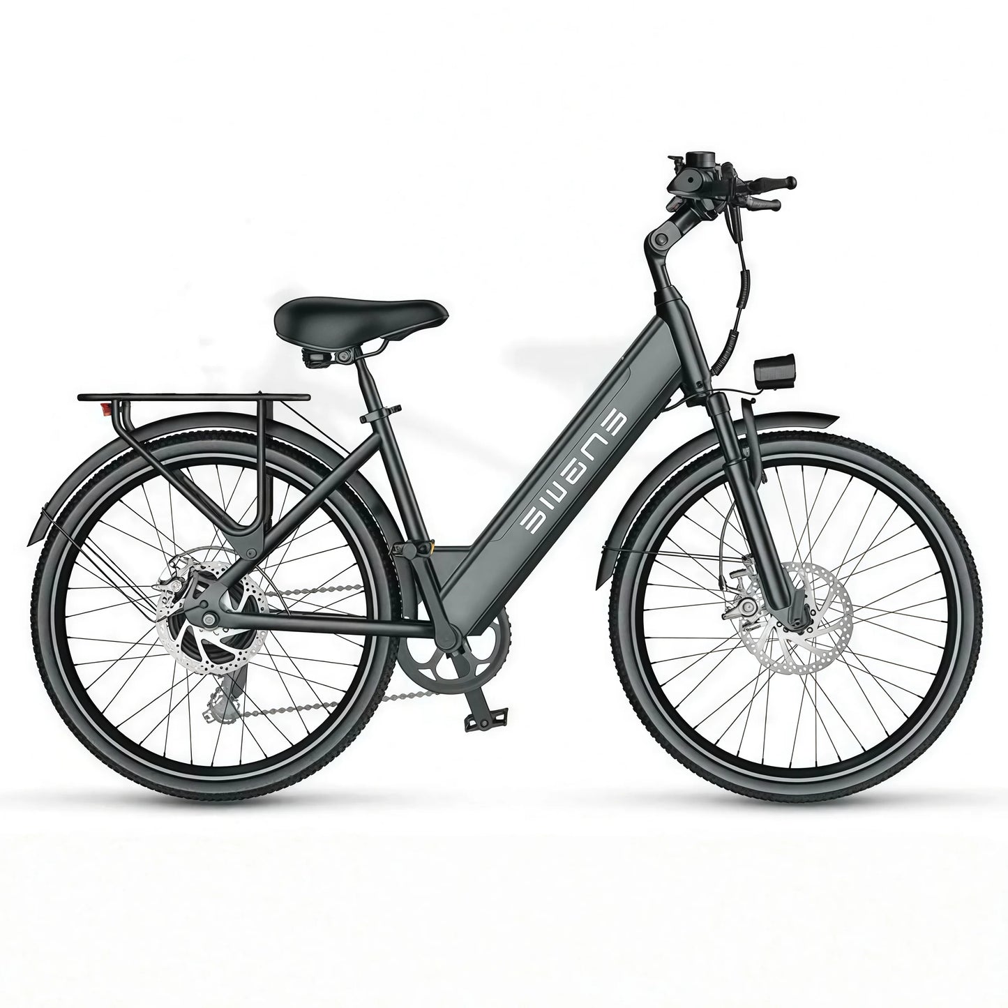 Adult ebike 26-inch 7-speed 400W motor 48V 20AH lithium battery electric bicycle, mountain road shock-absorbing electric bike