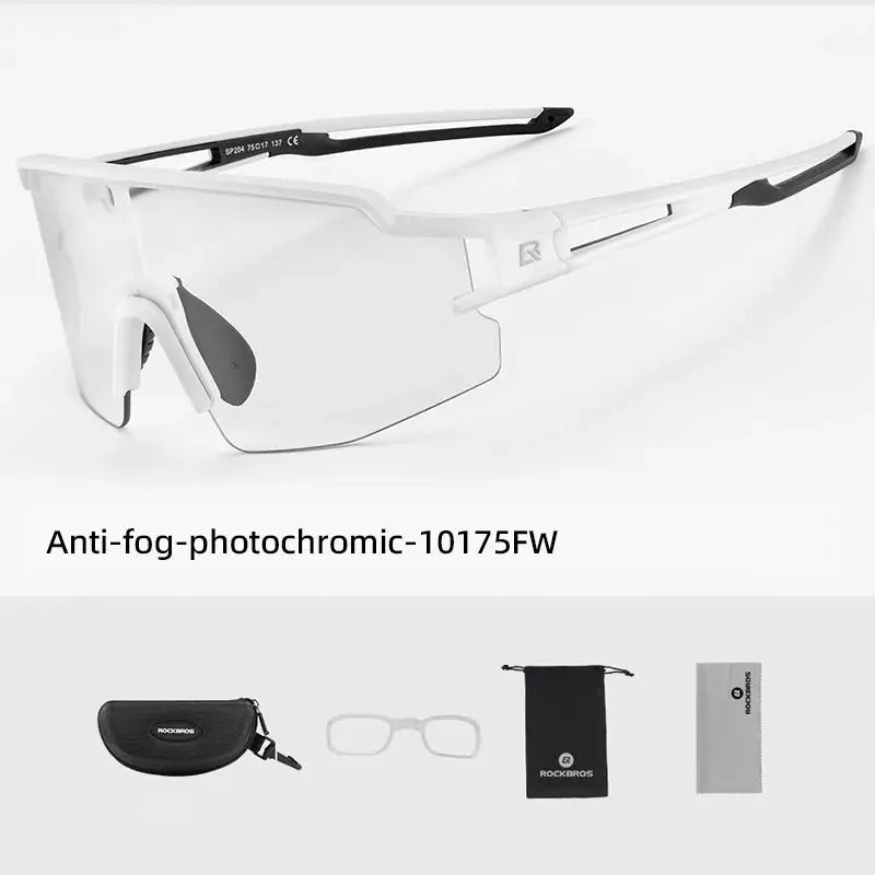 ROCKBROS Cycling Glasses Polarized UV400 Protection Bicycle Sunglasses Men Women Photochromic MTB Road Bicycle Goggles Eyewear PowerGlide Motors & Accessories