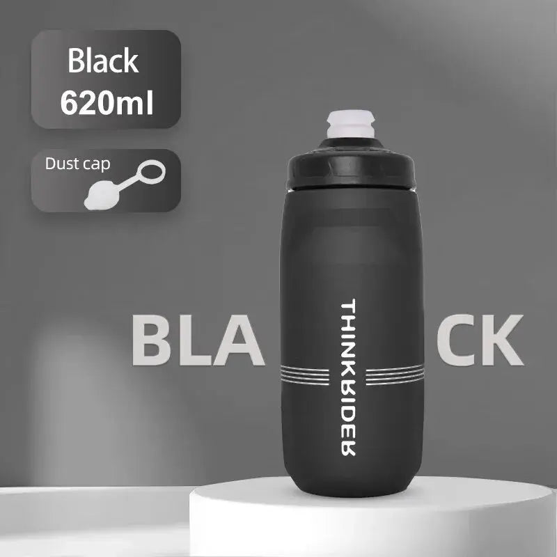 ThinkRider 620ml/750ml Bicycle Bottle MTB Road Bike Water Bottle Outdoor Sports Plastic Portable Large Capacity Drink Cycling PowerGlide Motors & Accessories