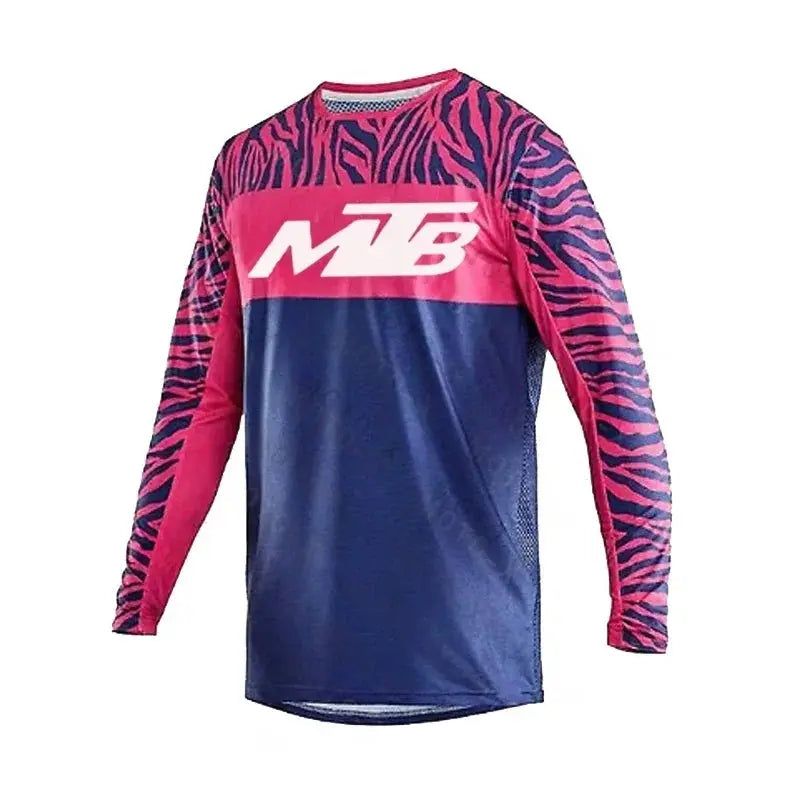 New Downhill Jerseys Mountain Bike MTB Shirts Offroad Motorcycle Jersey Motocross Quick Drying Long Sleeved Sportwear Clothing PowerGlide Motors & Accessories