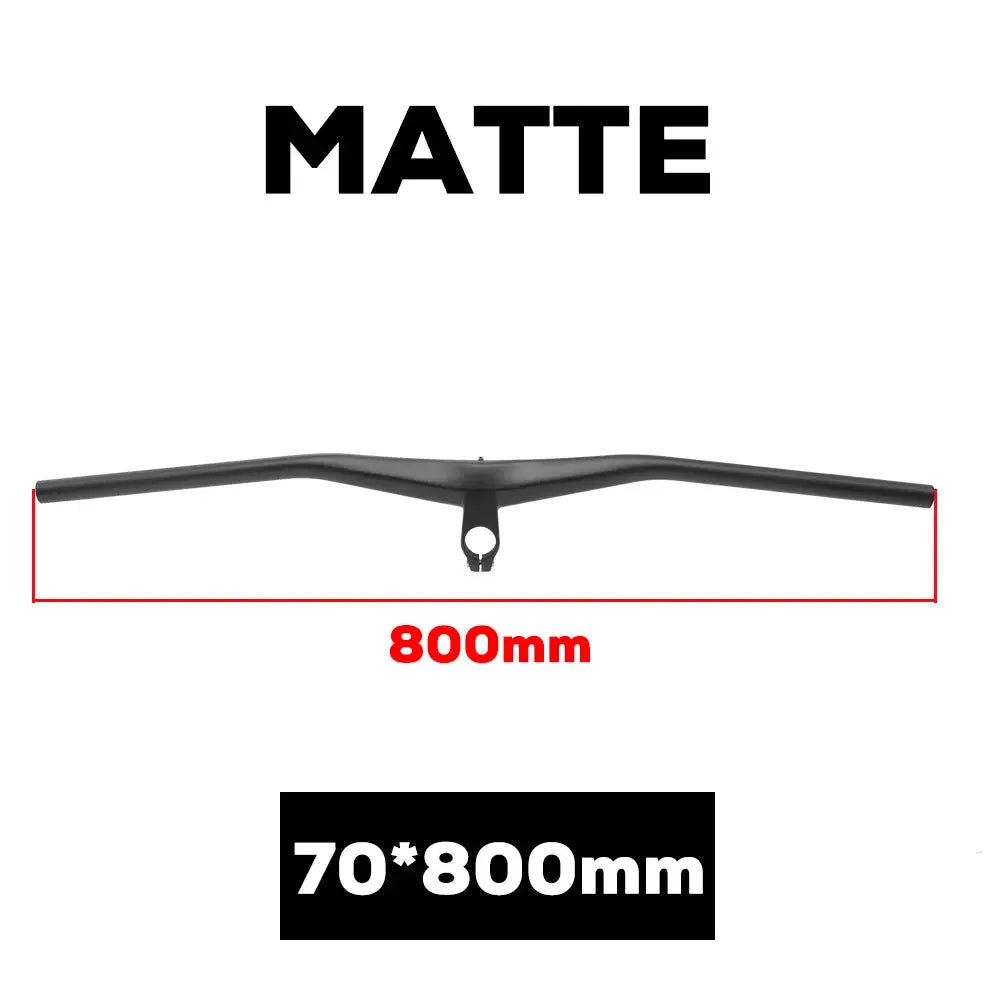 ULLICYC New Carbon One-shaped Integrated MTB Handlebar Bicycle Cockpit With Stem 40mm 50mm 60mm 70mm Supports computer mount PowerGlide Motors & Accessories
