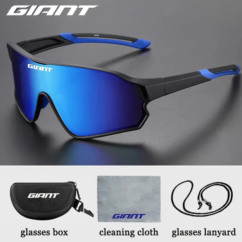 Giant cycling HD vision anti sweat and anti fog cycling glasses  men's and women's sunglasses, outdoor sports with case PowerGlide Motors & Accessories