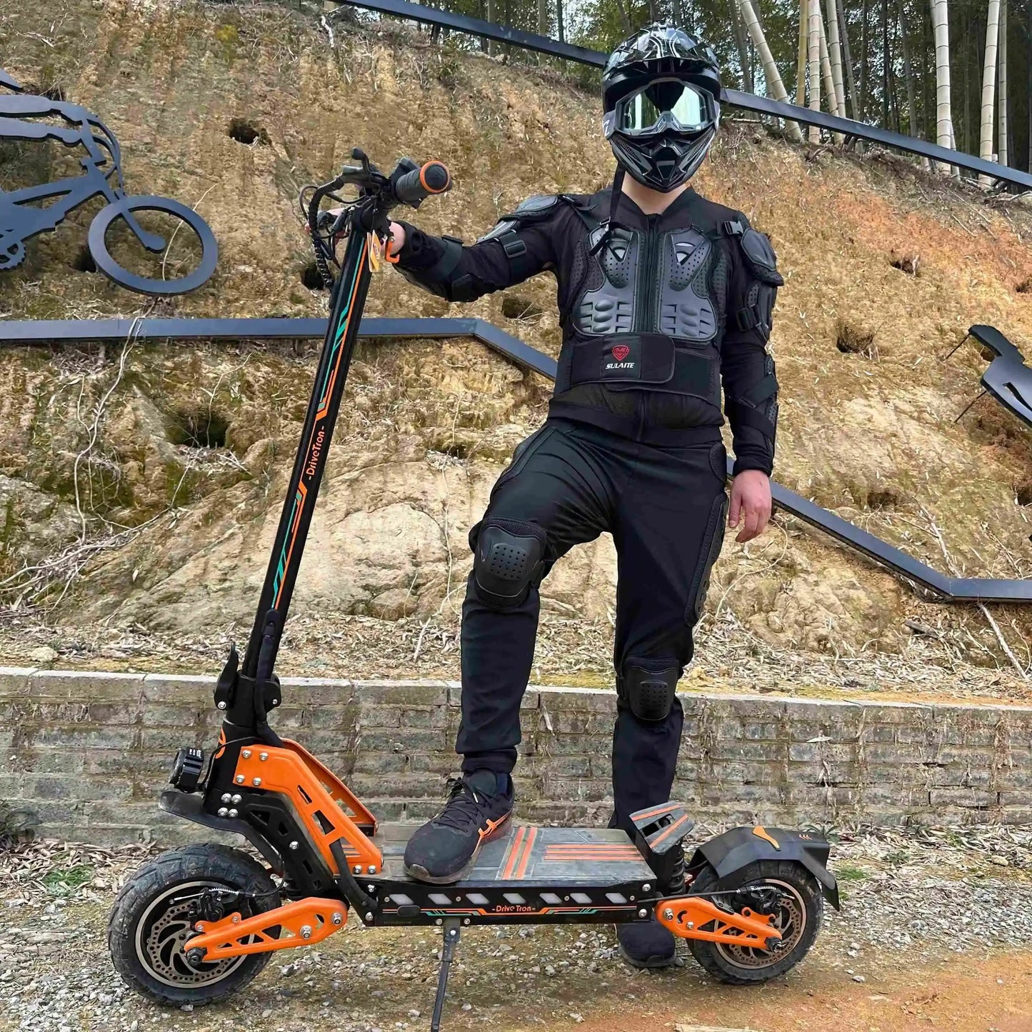 Dual Motor 43mph 70kmh Double Absorber Brake Powerful Off-road Adult Double Motor Big 52V 10inch Tires Electric Scooter PowerGlide Motors & Accessories
