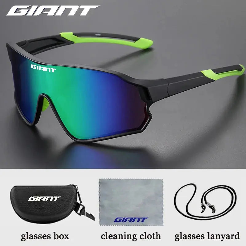 Giant cycling HD vision anti sweat and anti fog cycling glasses  men's and women's sunglasses, outdoor sports with case PowerGlide Motors & Accessories