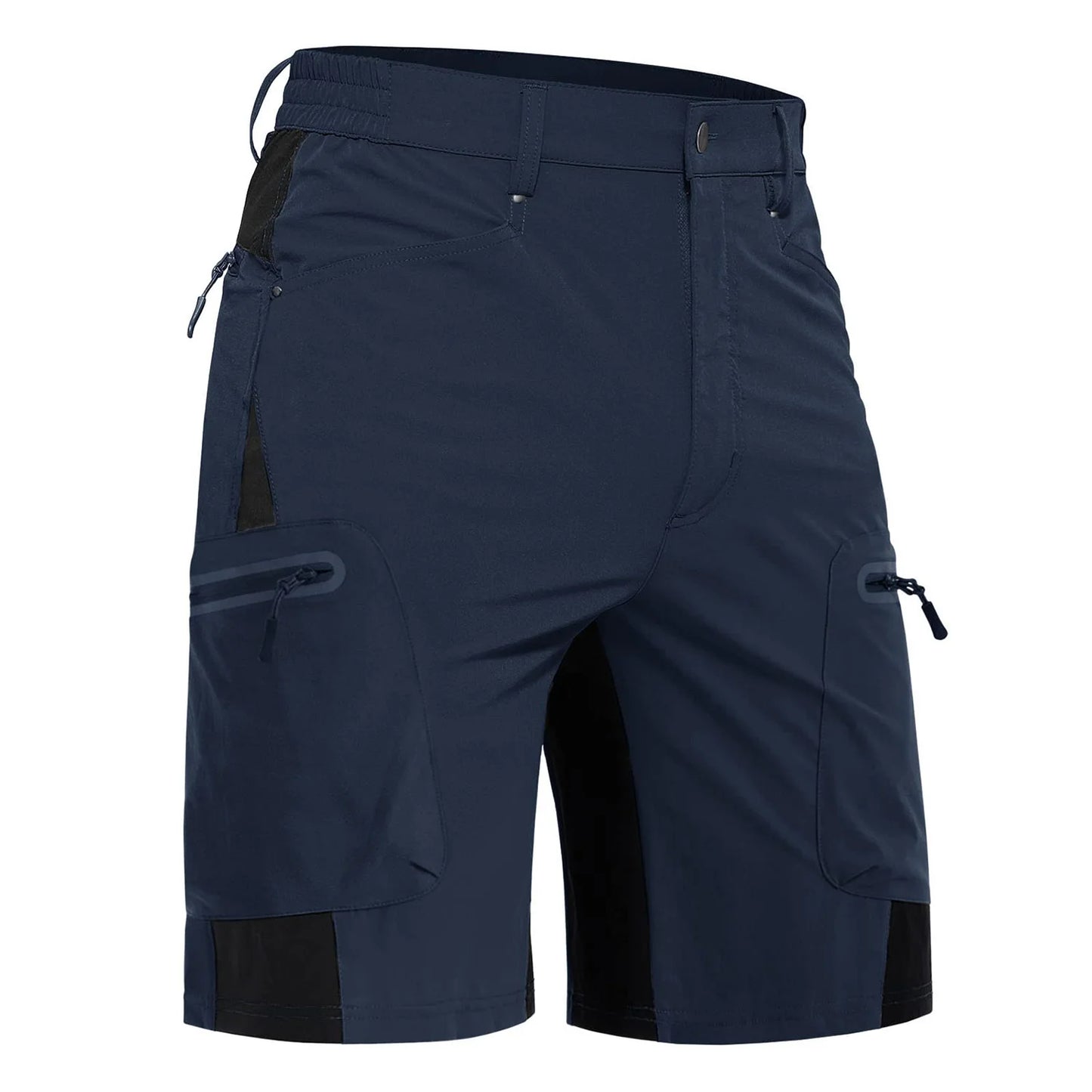 KEFITEVD Summer Men's Cargo Shorts Quick Dry Hiking Work Short Lightweight Fishing Climbing Trekking Short Outdoor Running Male