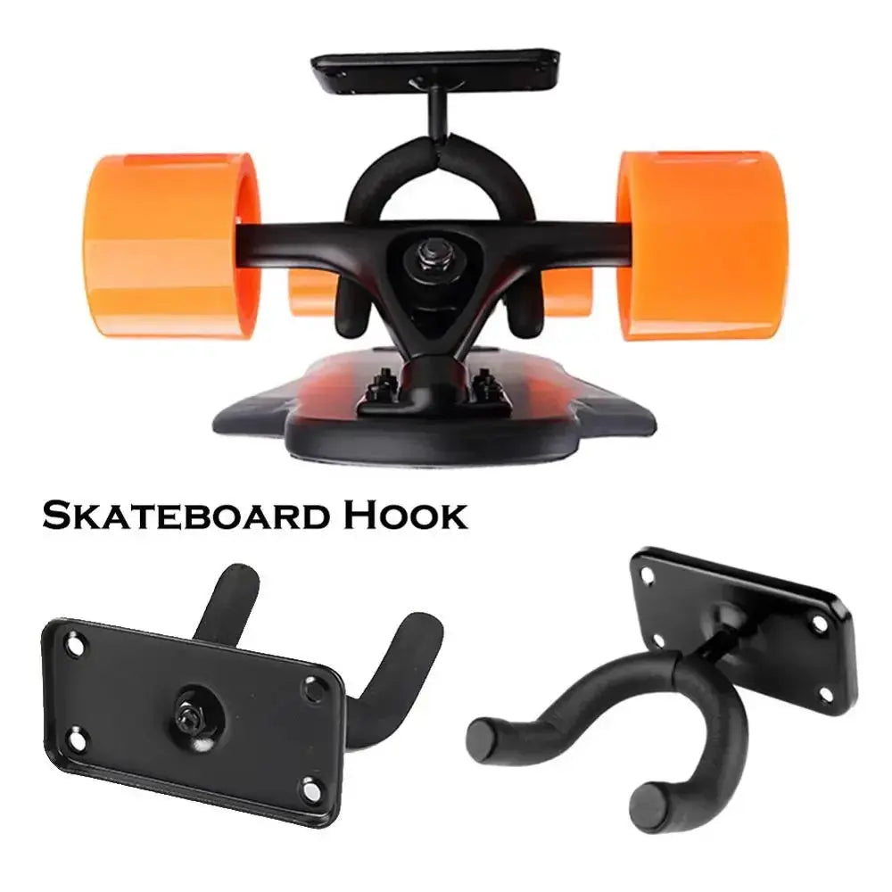 Wall Mount Skateboard Deck Display Wall Mount Horizontal Hanger Rack Stable and Sturdy Longboard Storage Display Rack Accessory PowerGlide Motors & Accessories